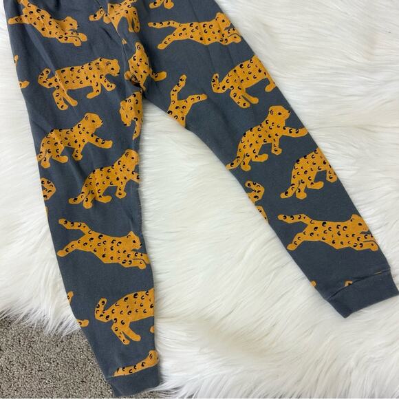 Tea Collection Boys Big Cat Print Casual Pull On Pants Size 4 - Picture 8 of 9